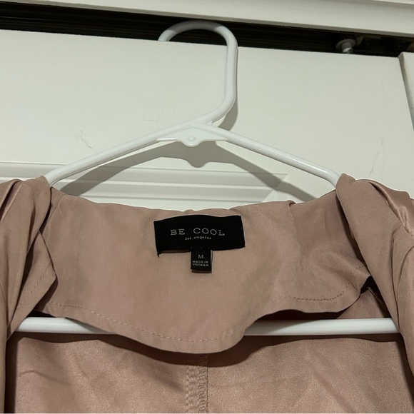 Be Cool Los Angeles Blush Pink Spring Jacket, Size: Medium - Picture 5 of 6